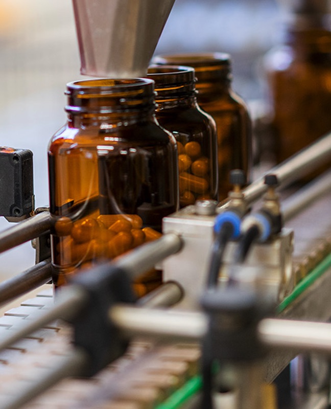 Lohnherstellung Nahrungsergänzungsmittel - Produktionslinie